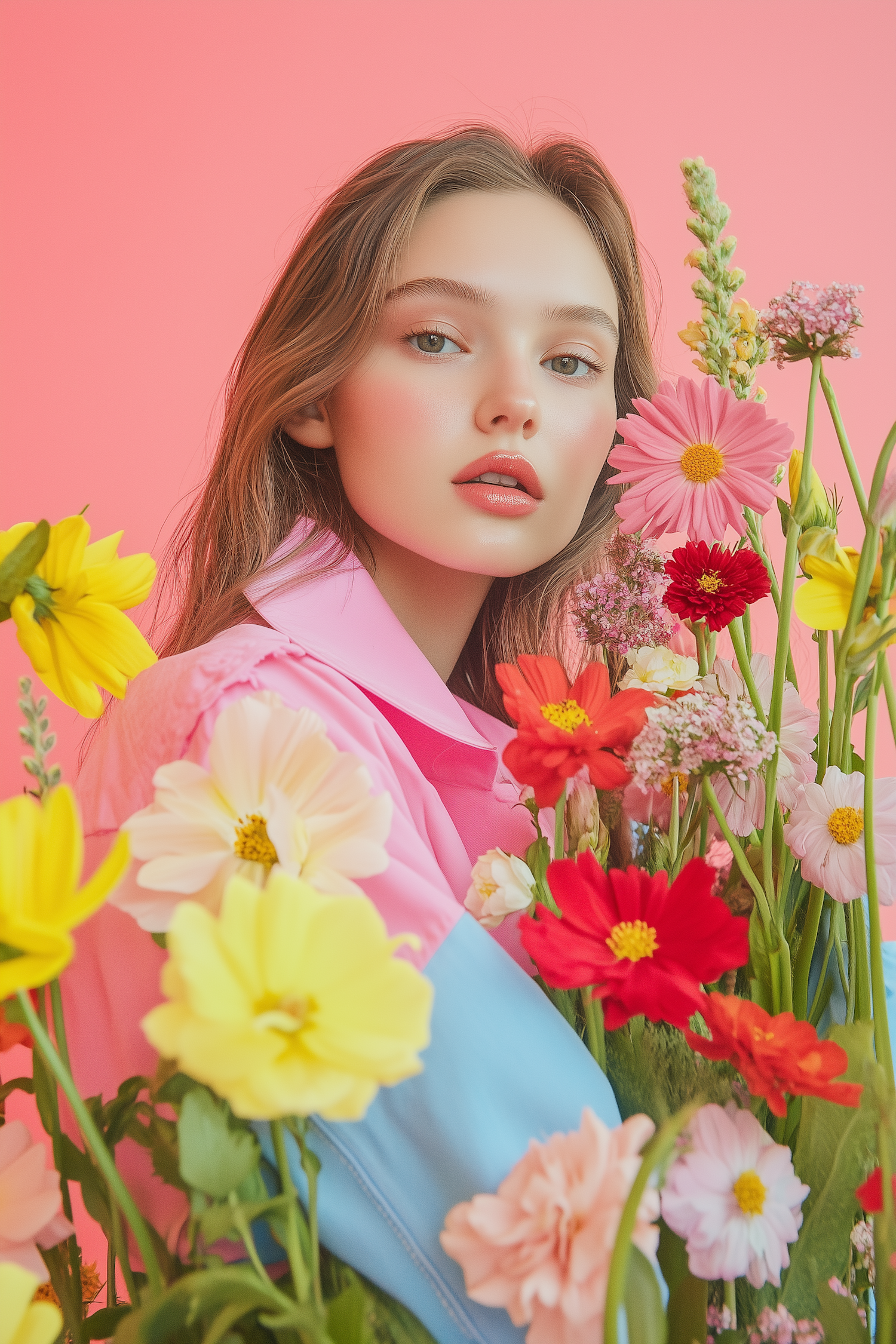 Woman Amidst Flowers