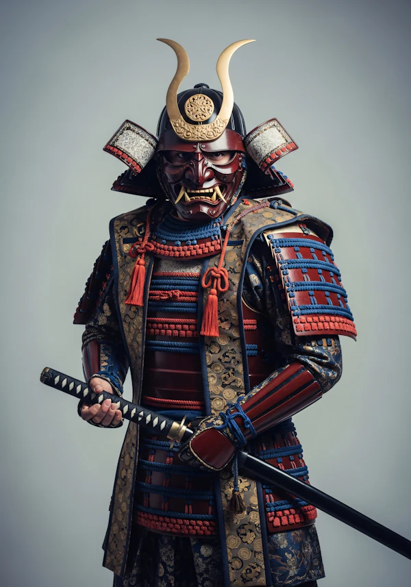 Samurai Warrior Portrait