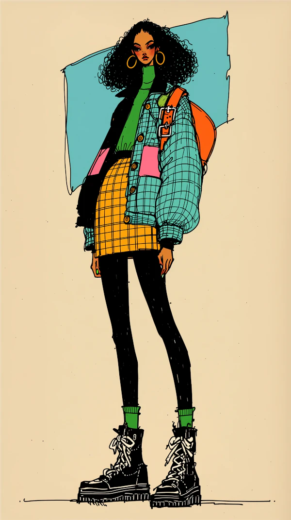 Stylized Woman Portrait