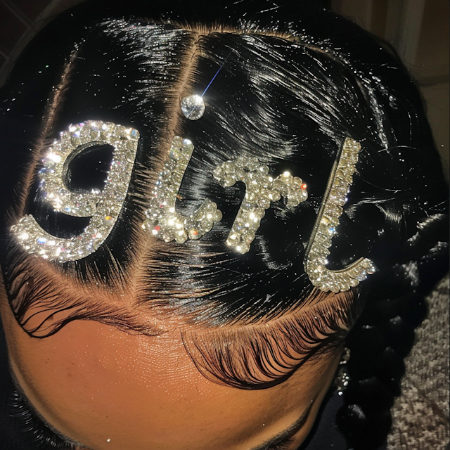 Elaborate Sparkling Hairstyle