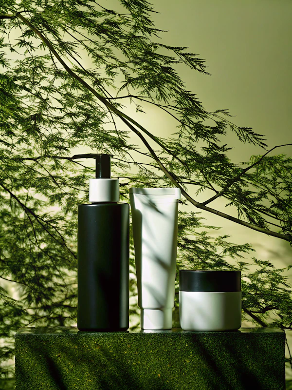 Minimalist Skincare Display