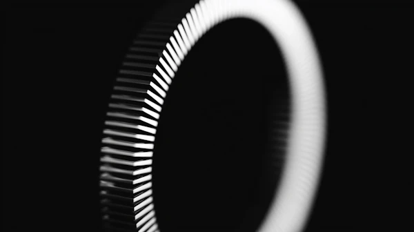Futuristic Metallic Ring