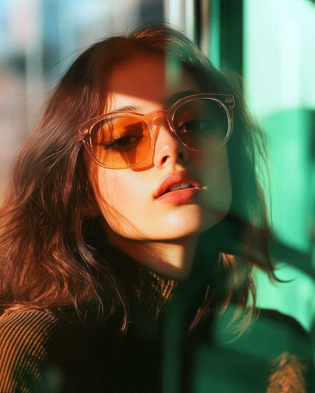 Serene Woman in Sunglasses