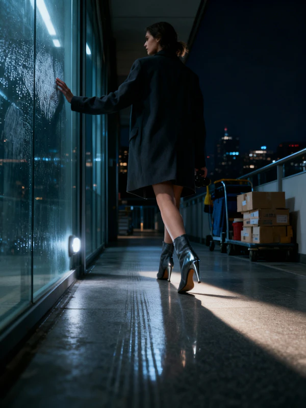Nighttime Corridor Walk