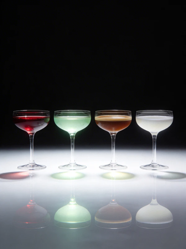 Elegant Glassware Display