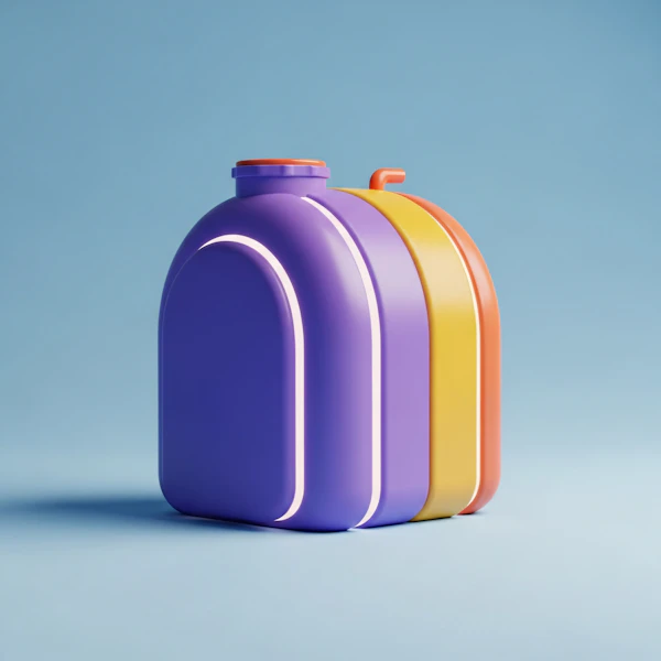 Colorful 3D Containers