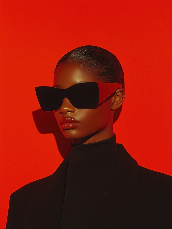 Bold Portrait of Woman