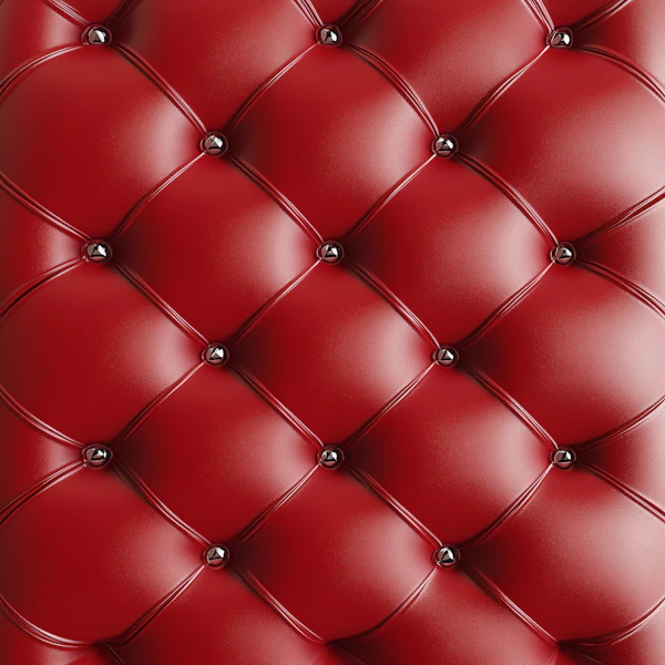 Luxurious Red Leather