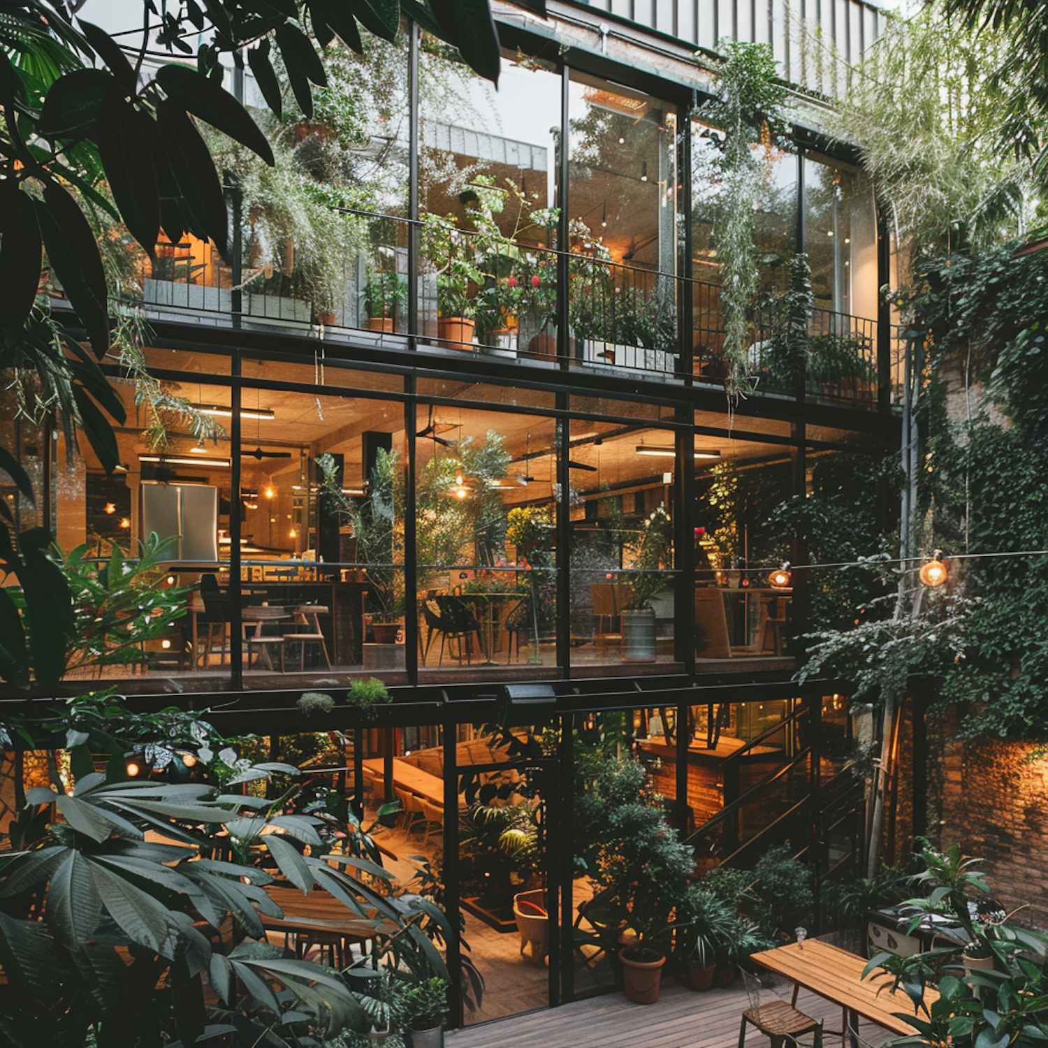 Modern Green Building