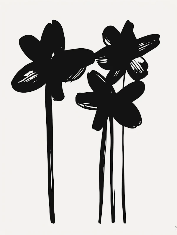 Abstract Flower Art