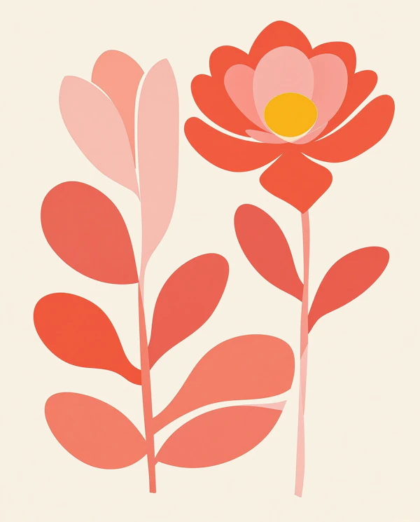 Minimalist Floral Art