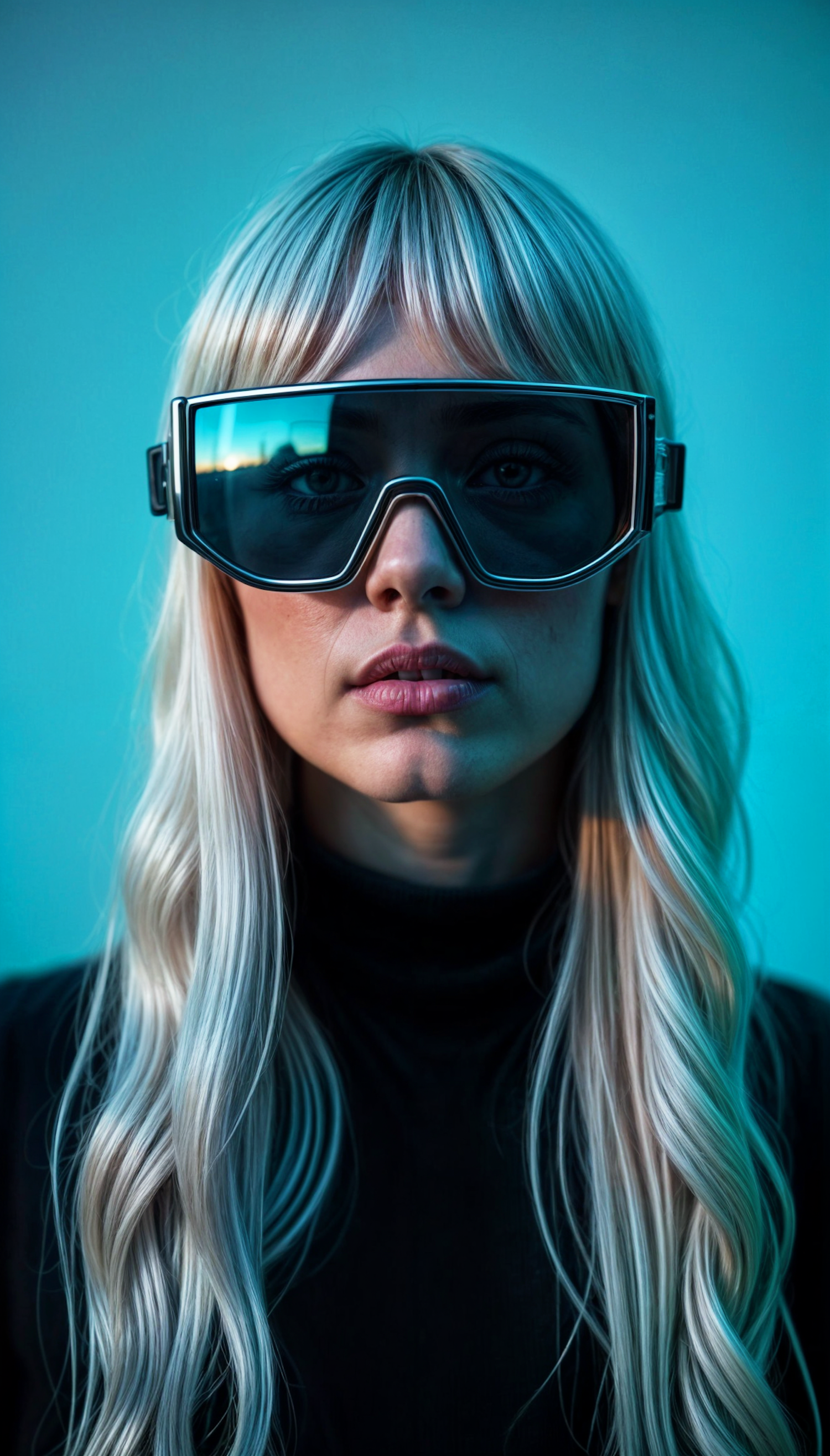 Futuristic Portrait with Goggles