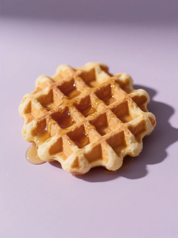 Golden Waffle Delight
