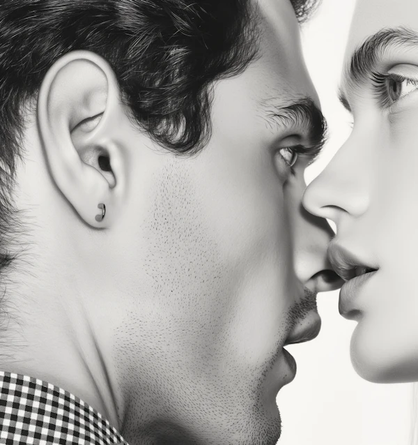 Intimate Close-Up Portrait