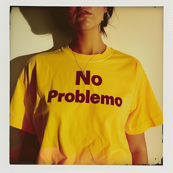 No Problemo T-shirt Portrait