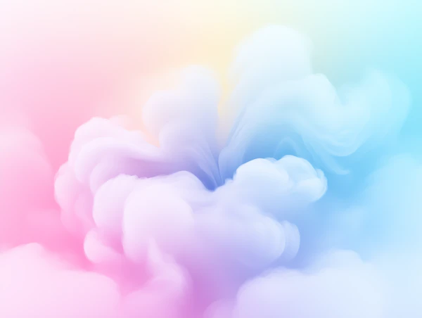 Pastel Cloud Abstract
