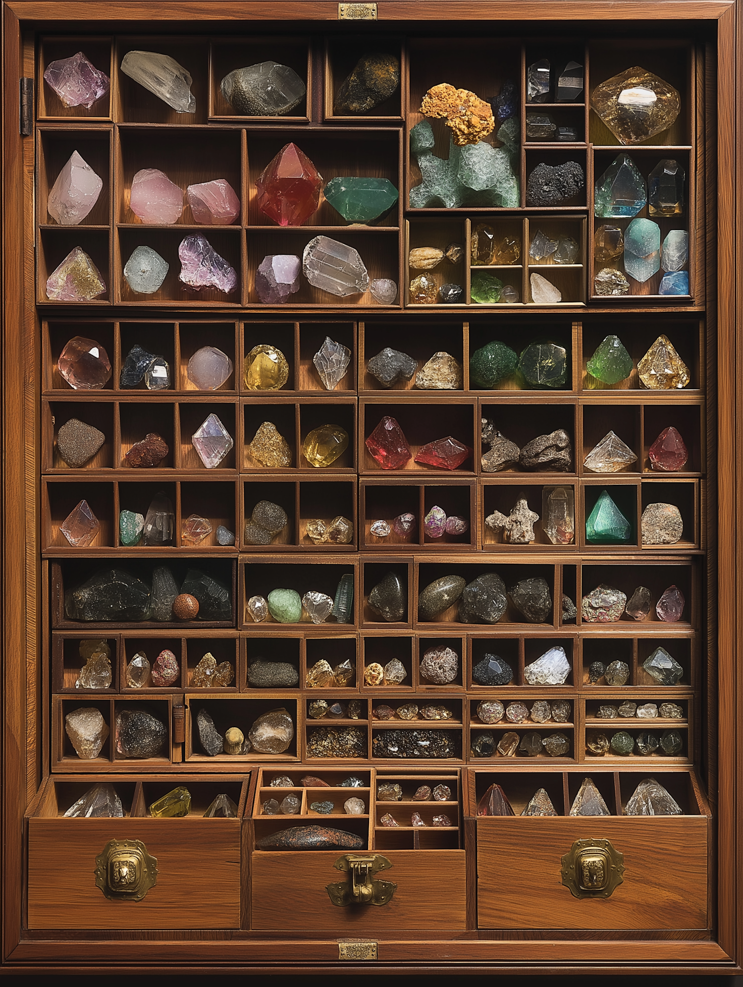 Geological Gemstone Display