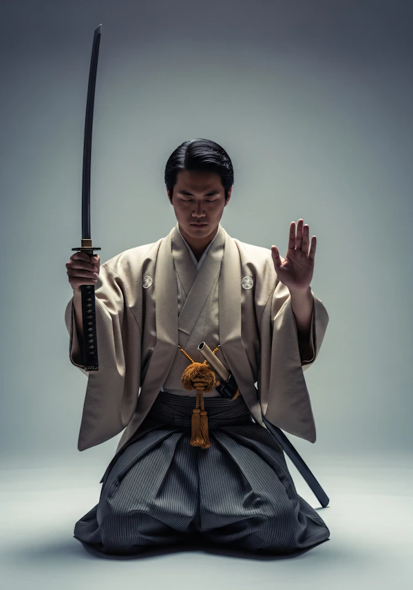 Samurai Poise Portrait