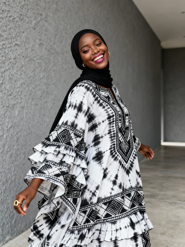 Joyful Woman in Motion
