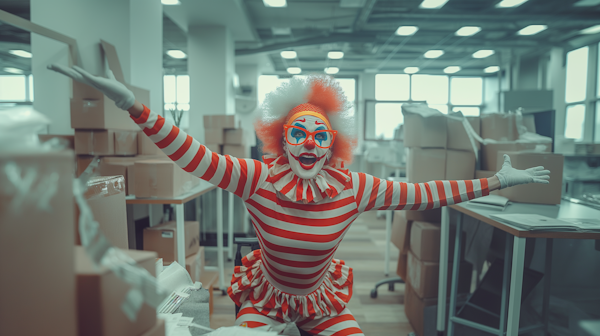 Clown in Office