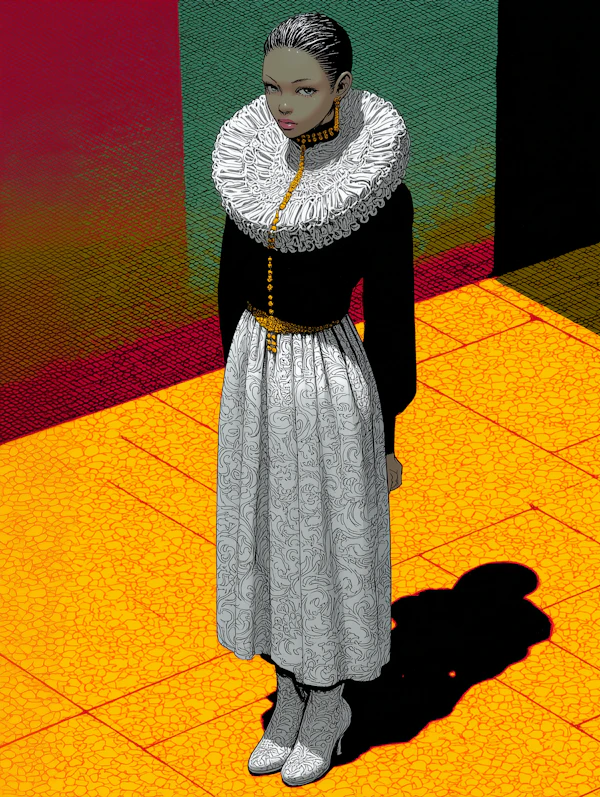 Stylized Woman Portrait