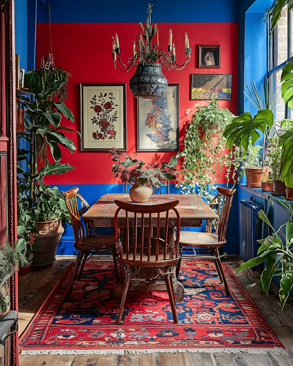 Vibrant Dining Room