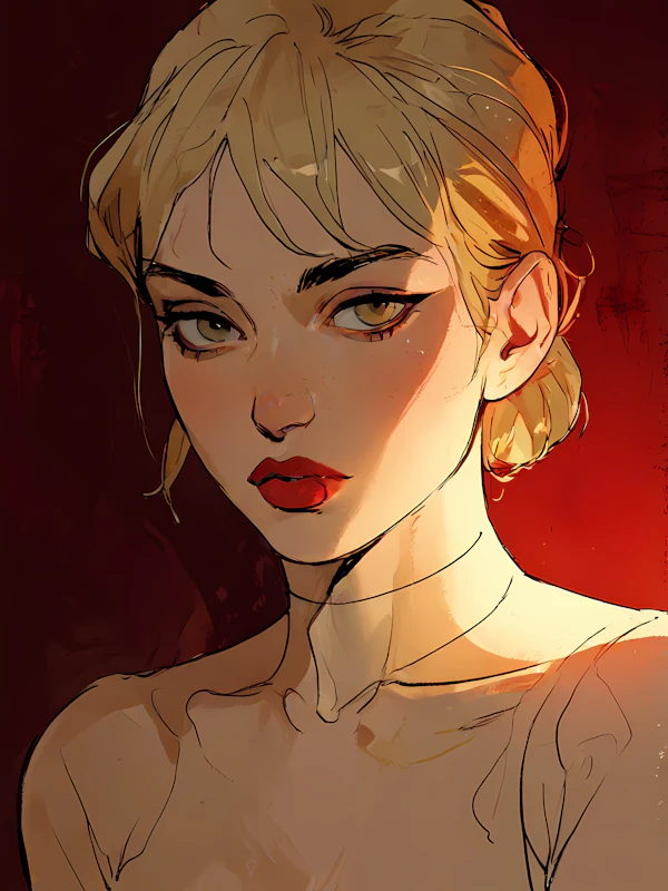 Elegant Woman Illustration