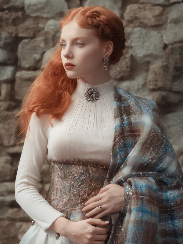 Vintage Elegance Portrait