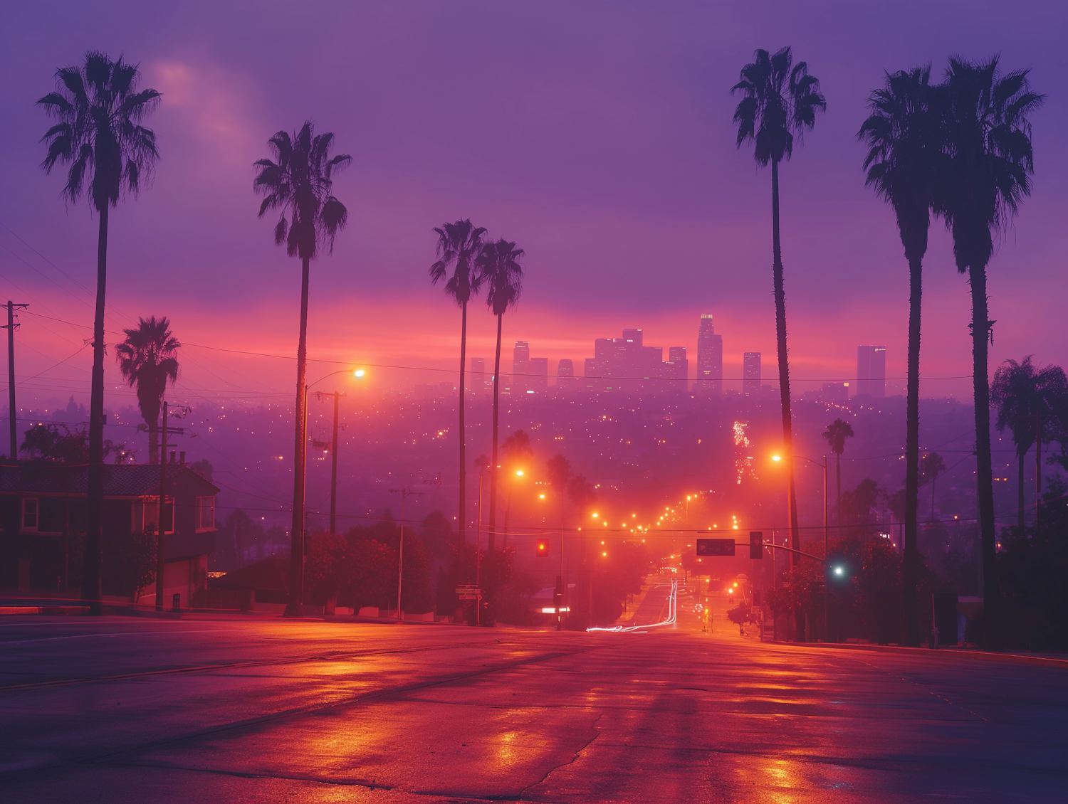 City Skyline at Twilight