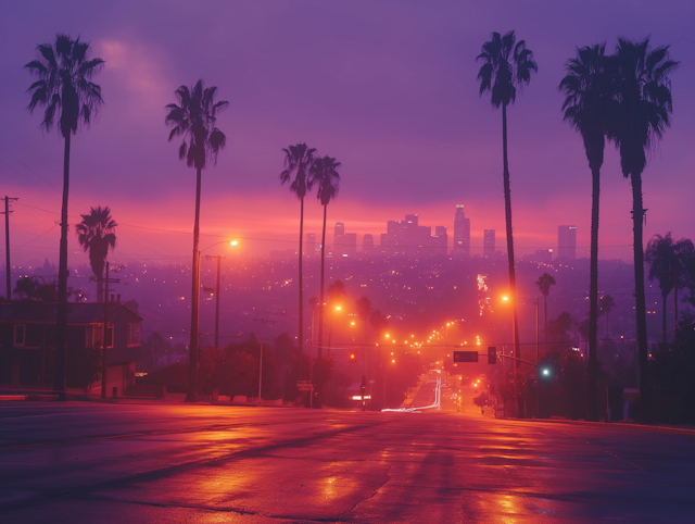 City Skyline at Twilight