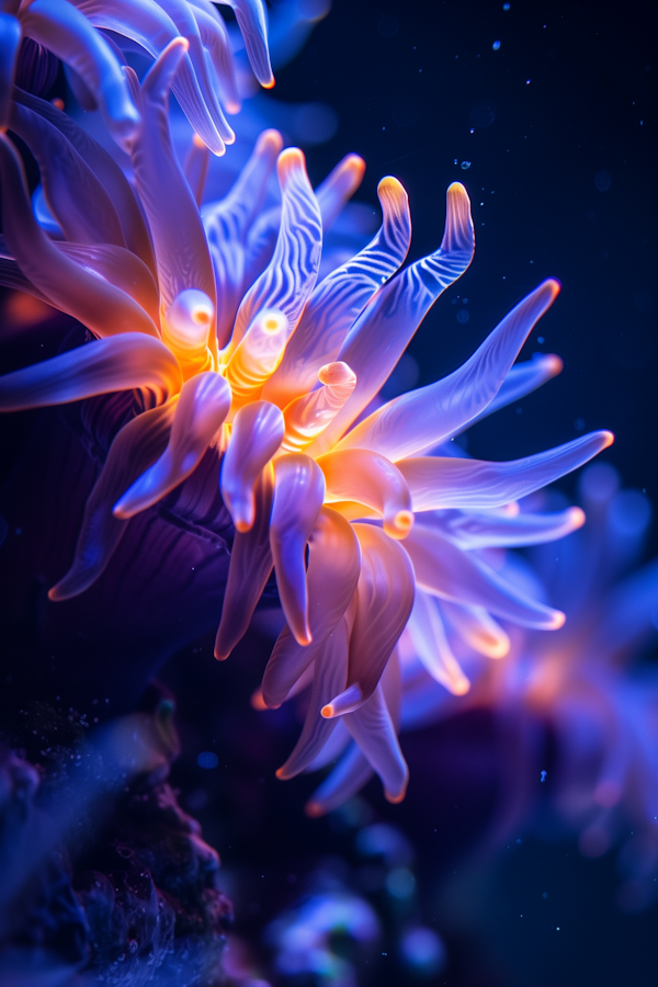Bioluminescent Sea Anemone