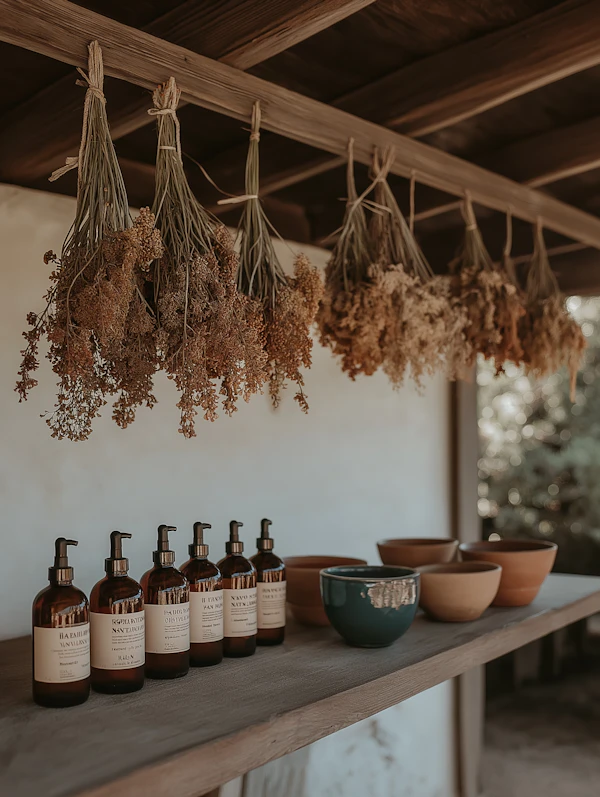 Rustic Shelf Display