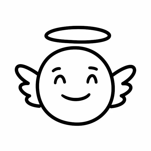 Angelic Line Drawing