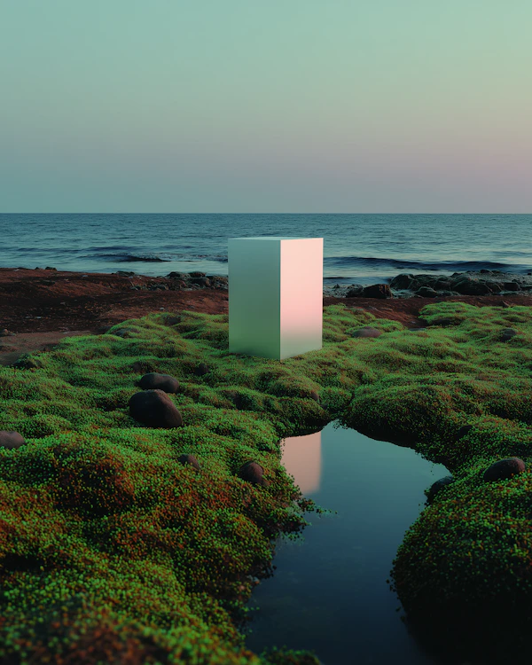 Reflective Cube Coastline
