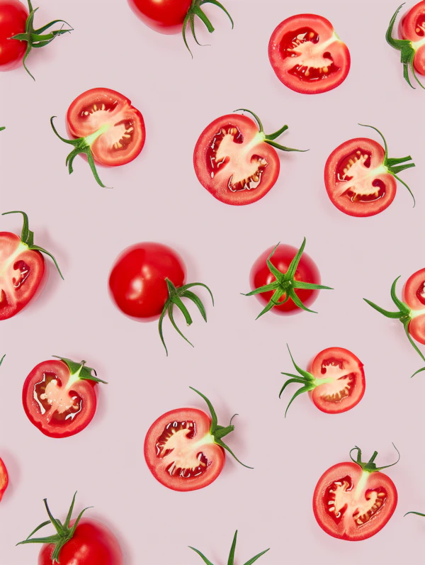 Tomatoes on Pink