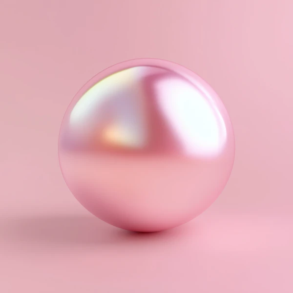 Glossy Pink Sphere