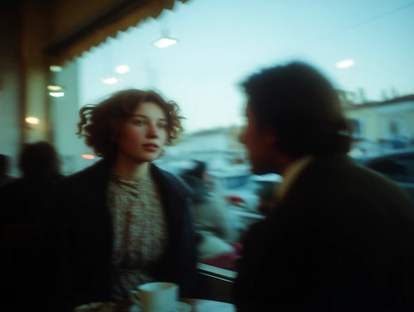 Cozy Café Conversation