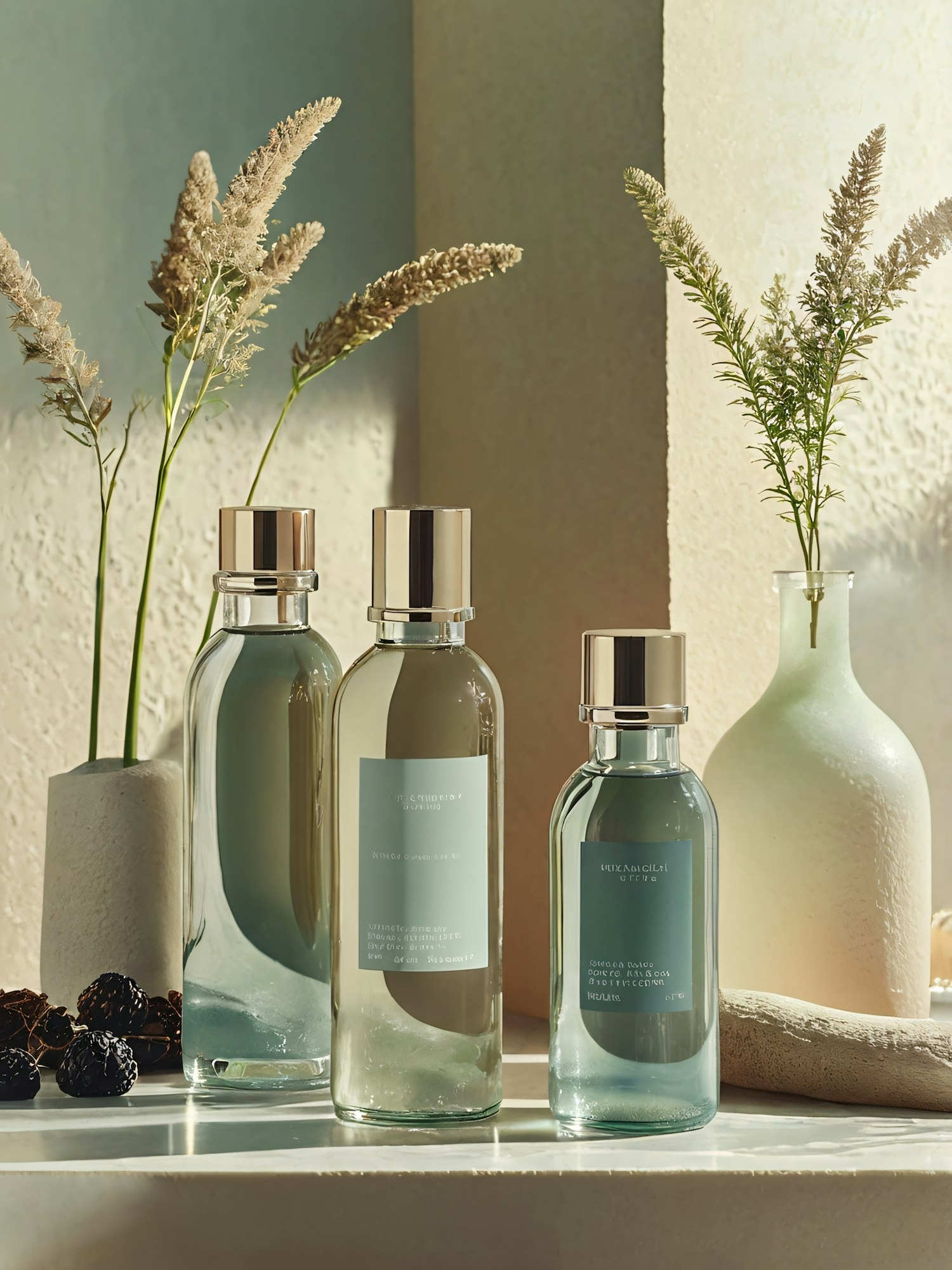 Elegant Glass Bottles