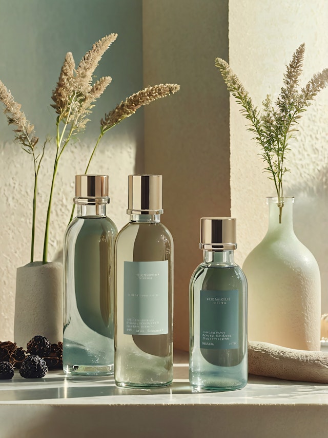 Elegant Glass Bottles