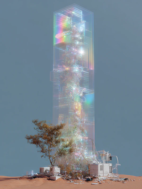 Iridescent Desert Tower