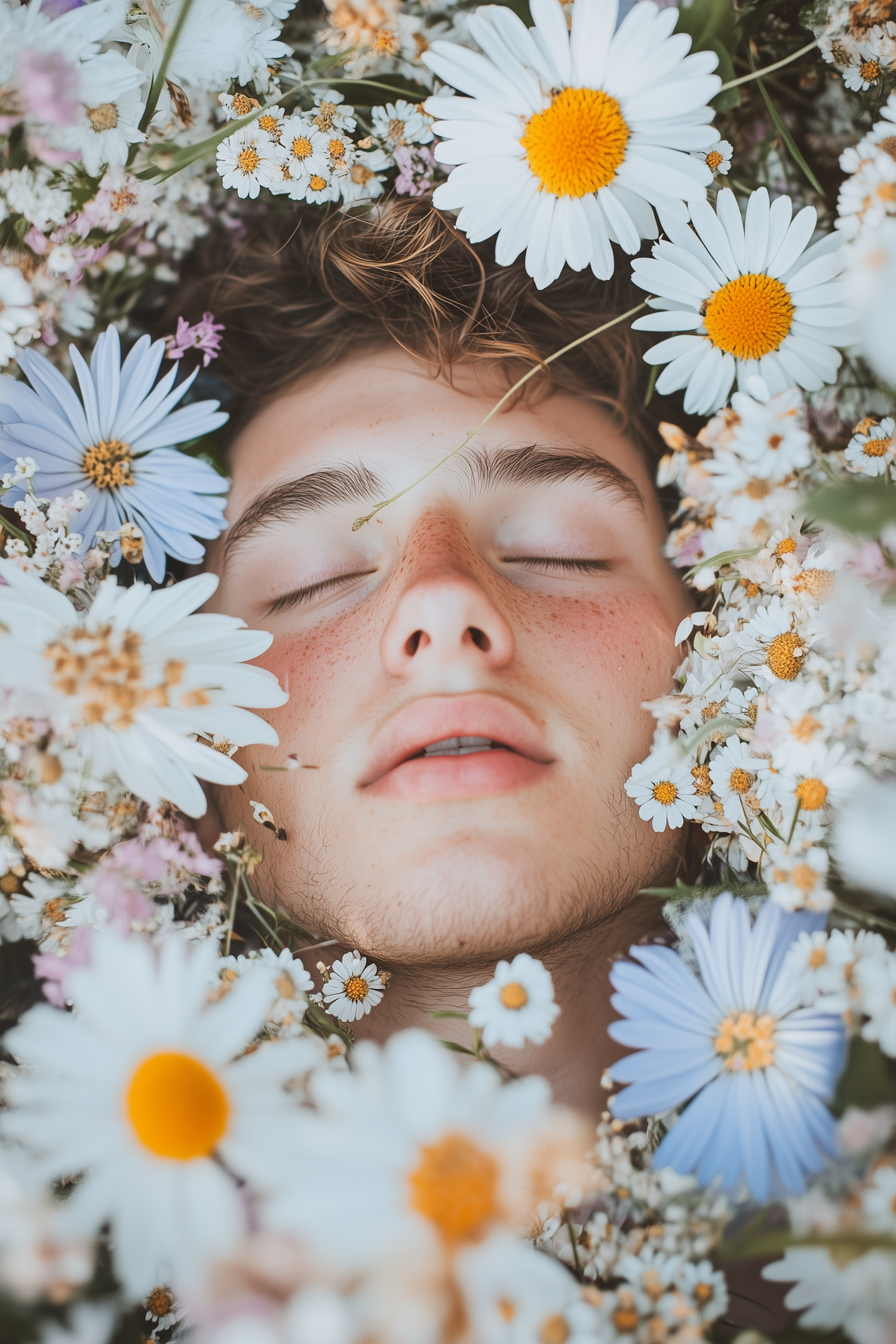 Serene Floral Embrace