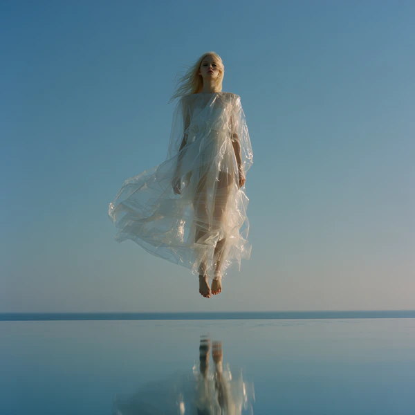 Ethereal Floating Figure