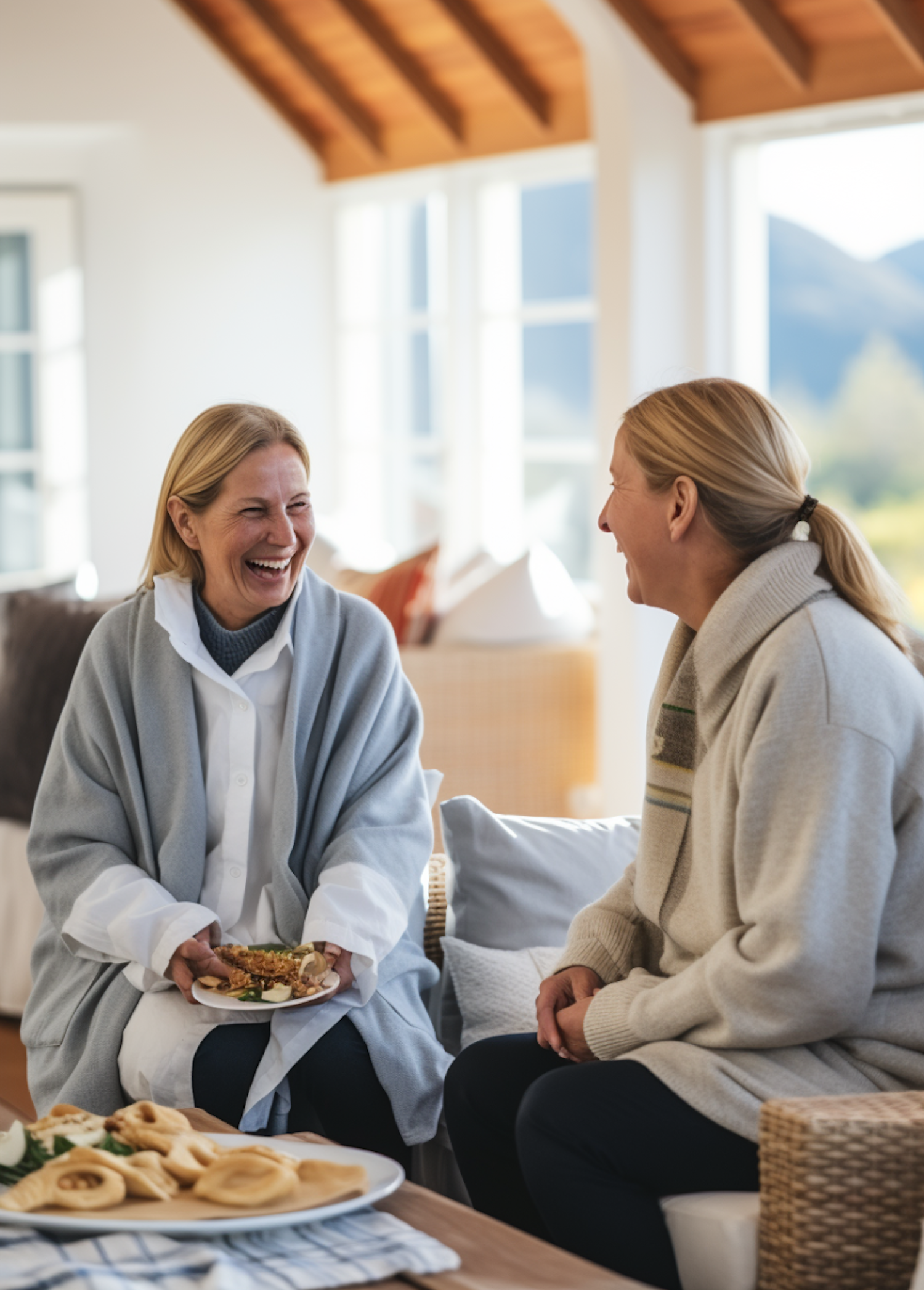 Comfortable Companionship Over a Casual Meal