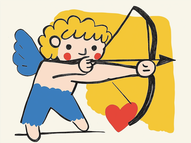 Cherubic Cupid Illustration