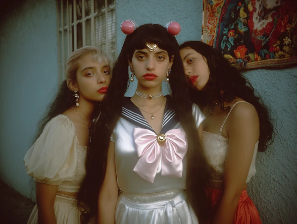Elegant Trio Portrait