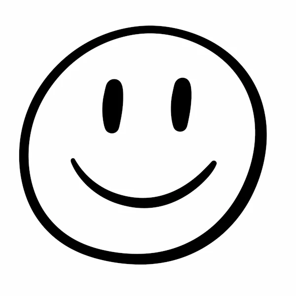 Minimalist Smiley Face