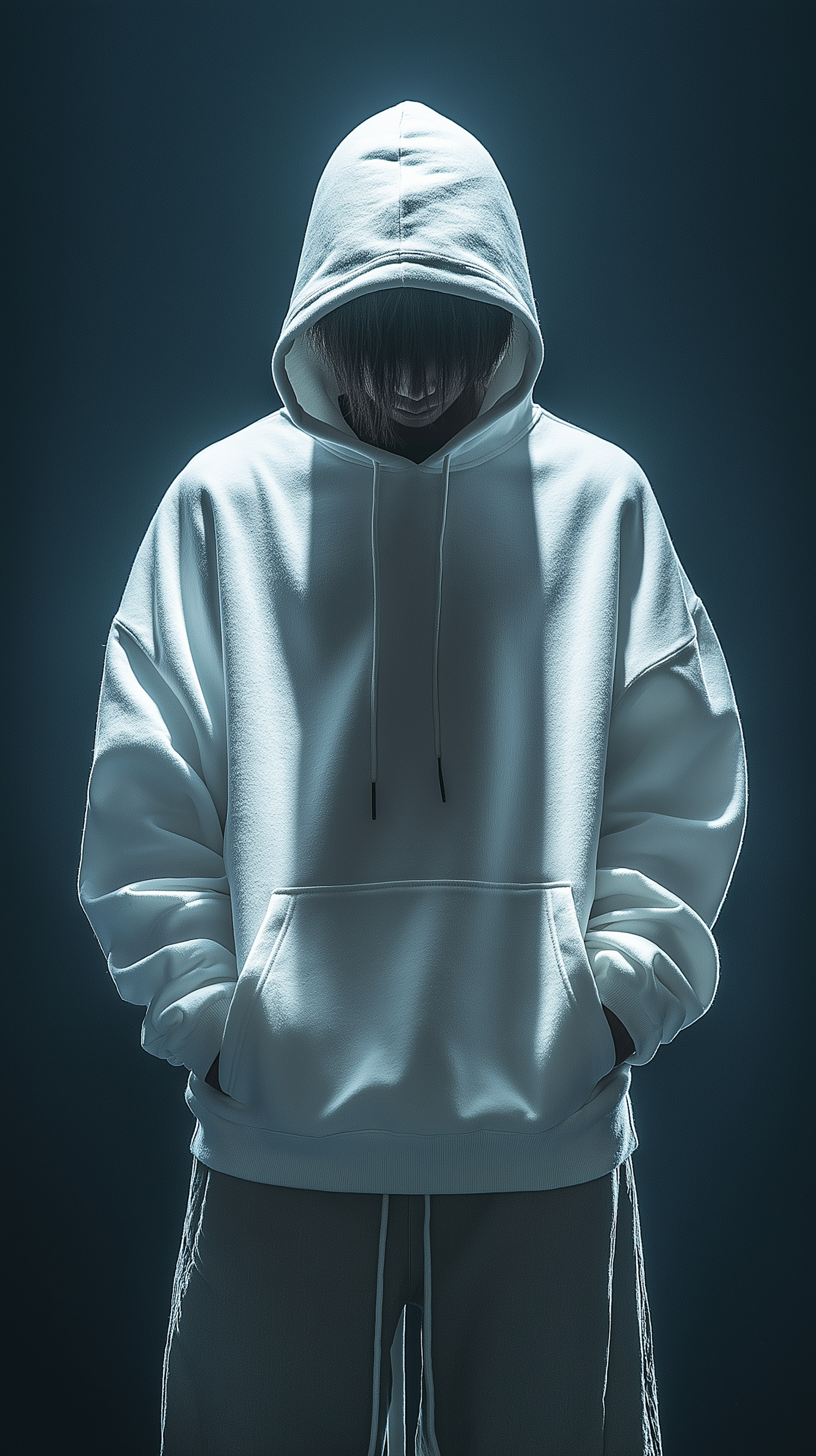 Mysterious Hoodie Portrait