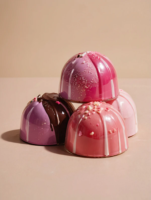 Glossy Dome Desserts