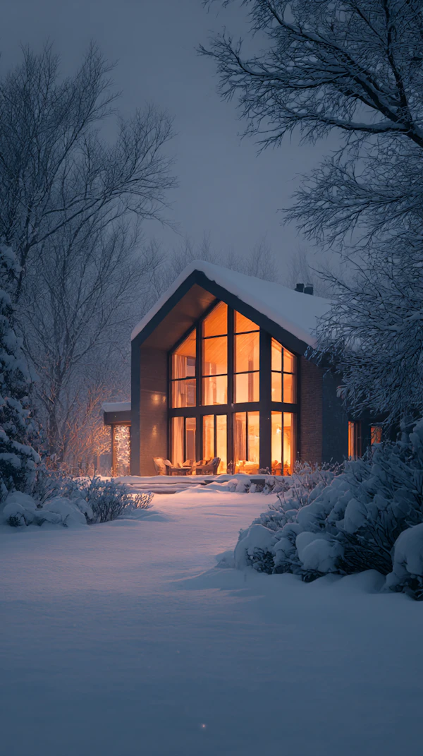 Cozy Winter Cabin