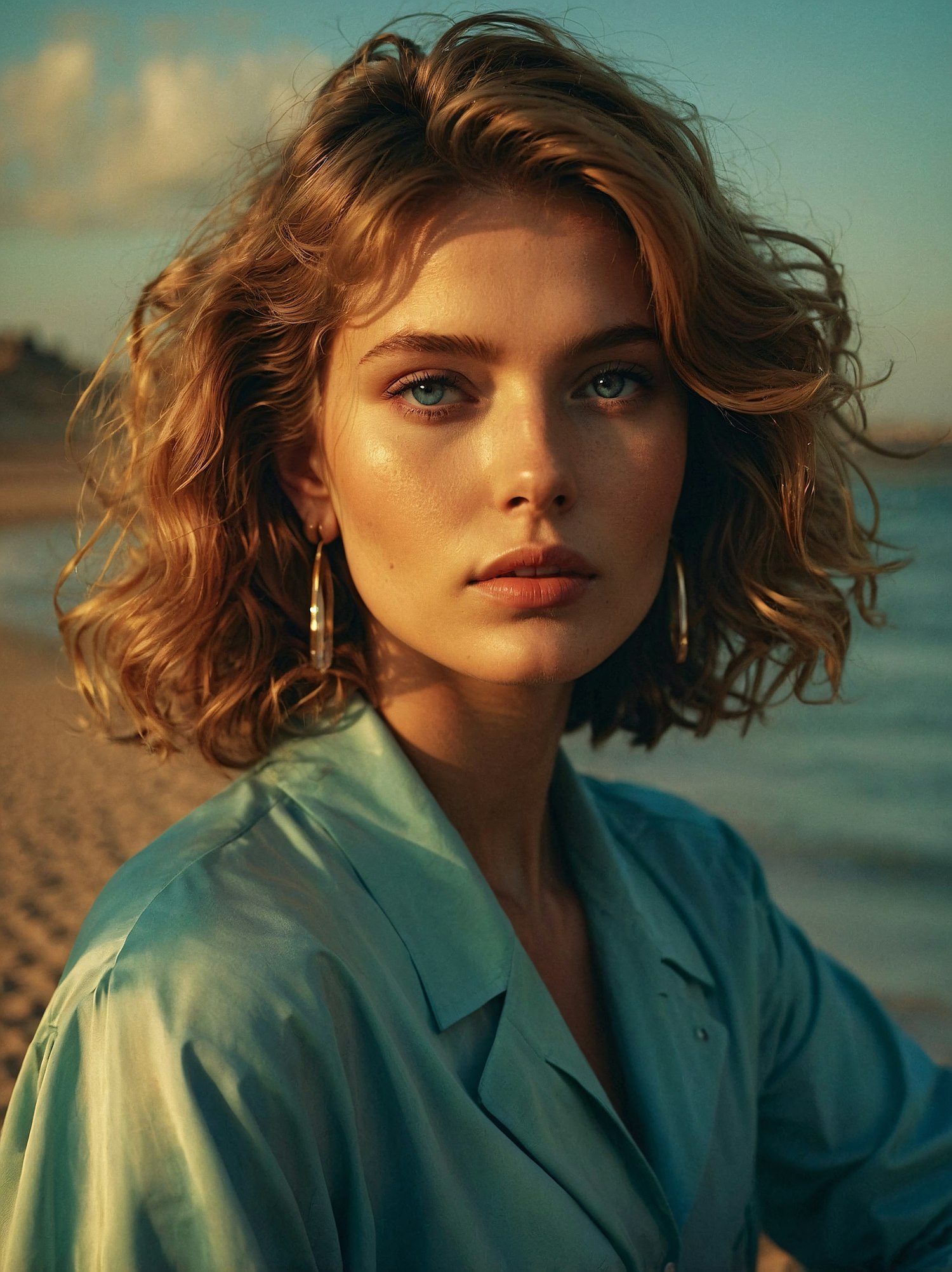 Beach Portrait of a Young Woman